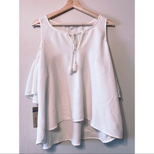 L White Guess Top